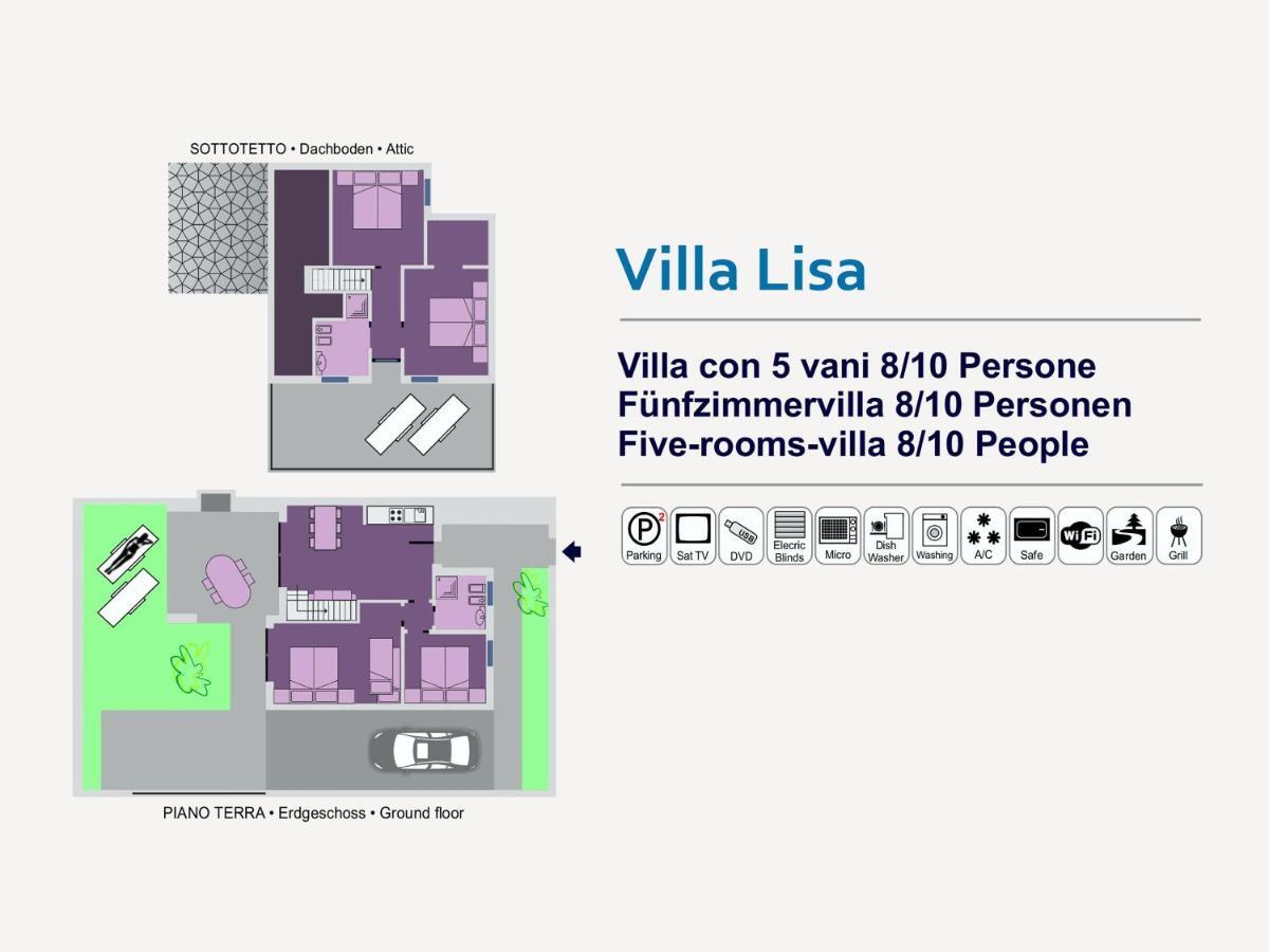 Villa Lisa Bibione Esterno foto